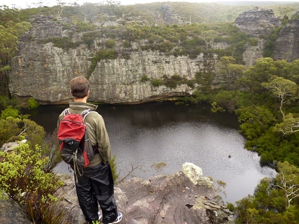 A hidden lake in Wollemi National Park