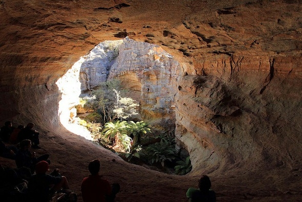 Winter sun in Acoustic Canyon