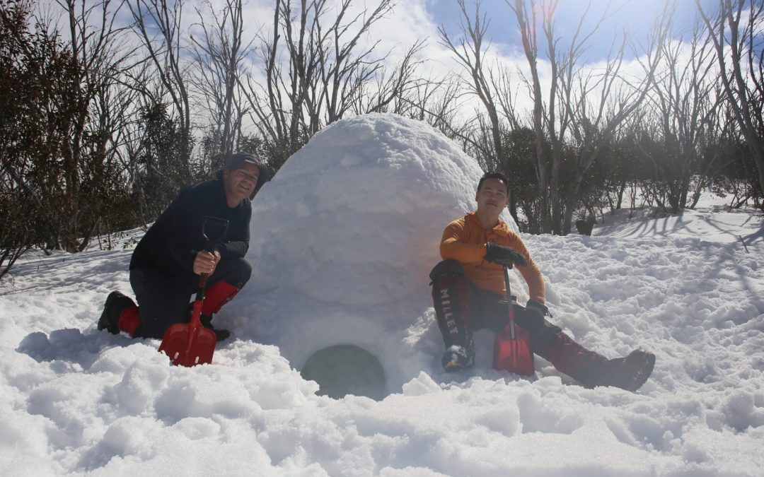 Ramshead climb and snow camping