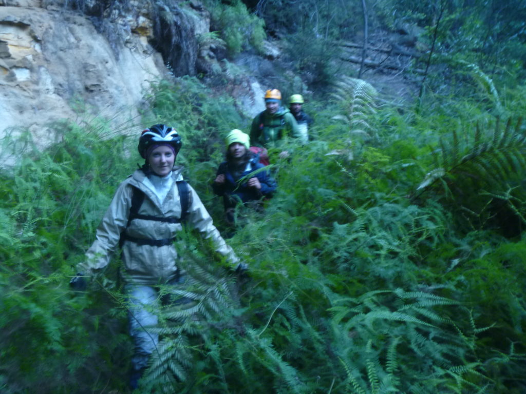 Continuing along the cliffline the next morning ......